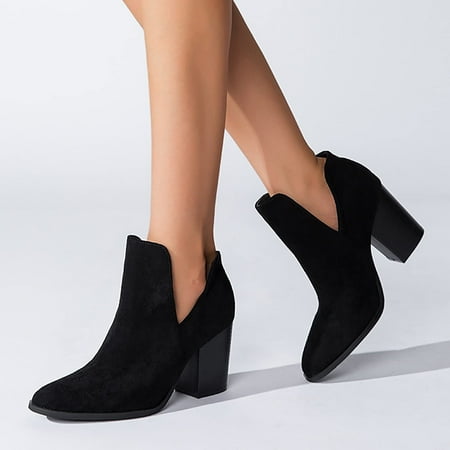 Tawop Fall Shoes for Women 2023 Womens Black Boots Short Boots Womens Fashion Solid Boots Women Pointed High Heel Boots Shoes Black 6
Tawop Fall Shoes for Women 2023 Womens Black Boots Short Boots Womens Fashion Solid Boots Women Pointed High Heel Boots Shoes Black 6
