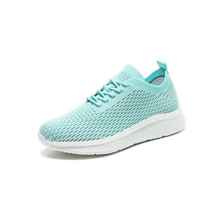 Ymiytan Ladies Athletic Shoes Fitness Workout Sneakers Breathable Running Shoe Hiking Flats Non-Slip Sport Trainers Light Blue 5.5
Ymiytan Ladies Athletic Shoes Fitness Workout Sneakers Breathable Running Shoe Hiking Flats Non-Slip Sport Trainers Light Blue 5.5