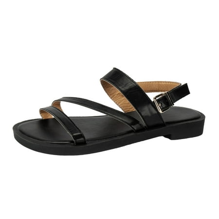 PEASKJP Women s Sandals Wide Width Sandals for Women Dressy Summer Womens Cute Comfortable Sandals Ladies Elegant Flat Shoes (Black 8)
PEASKJP Women s Sandals Wide Width Sandals for Women Dressy Summer Womens Cute Comfortable Sandals Ladies Elegant Flat Shoes (Black 8)