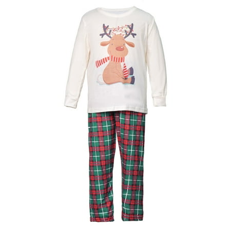 Uorcsa Cute Comfy Pajamas Christmas Warm Print Two-piece Home Parent-child clothing White
Uorcsa Cute Comfy Pajamas Christmas Warm Print Two-piece Home Parent-child clothing White