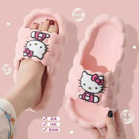 Sanrio Hello Kitty Slippers Kuromi Cartoon Kawaii Cute Anime Student Home Bathroom Bathing Anti-Slip Sandal Toys for Girls
Sanrio Hello Kitty Slippers Kuromi Cartoon Kawaii Cute Anime Student Home Bathroom Bathing Anti-Slip Sandal Toys for Girls