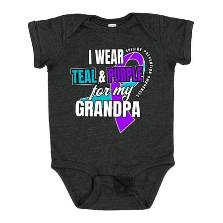 Inktastic Suicide Prevention I Wear Teal and Purple for My Grandpa Gift Baby Boy or Baby Girl Bodysuit
Inktastic Suicide Prevention I Wear Teal and Purple for My Grandpa Gift Baby Boy or Baby Girl Bodysuit