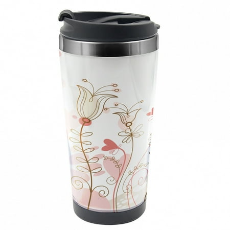 Doodle Travel Mug Wedding Inspired Art Steel Thermal Cup 16 oz by Ambesonne
Doodle Travel Mug Wedding Inspired Art Steel Thermal Cup 16 oz by Ambesonne