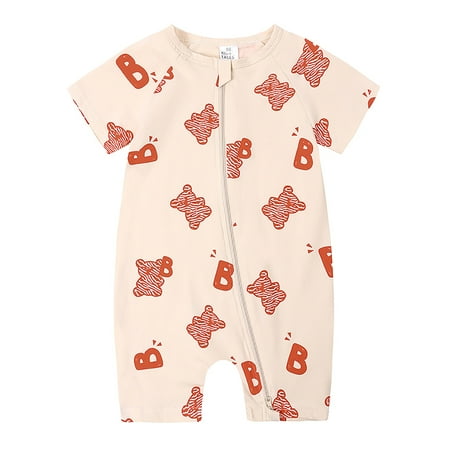 NOKIO Children S Playsuit With Zipper Baby Summer Short Sleeved Thin Bodysuits Baby Girl Summer Go Out Rompers Summer Pajamas Stylish Baby Bodysuits For The Season Little Girls Floral Rompers
NOKIO Children S Playsuit With Zipper Baby Summer Short Sleeved Thin Bodysuits Baby Girl Summer Go Out Rompers Summer Pajamas Stylish Baby Bodysuits For The Season Little Girls Floral Rompers