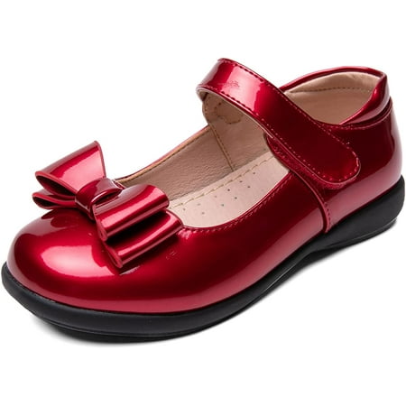 Yazi Girl’s Patent Leather Loafer Tassel Bow Flats with Hook-and-Loop Fastener School Uniform Dress Shoes for Girls
Yazi Girl’s Patent Leather Loafer Tassel Bow Flats with Hook-and-Loop Fastener School Uniform Dress Shoes for Girls
