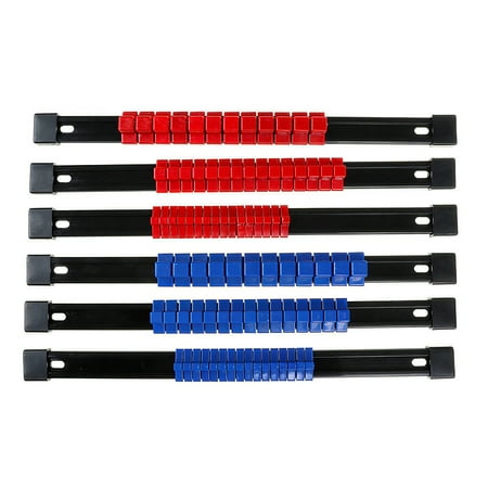Socket Storage Rail Kit 6pcs Socket Sliding Tray Rack 1/4 Inch 3/8 Inch 1/2 Inch Red and Blue Quality Socket Holder Screwdriver Organizer Wrench Organizer for Worker Industry
Socket Storage Rail Kit 6pcs Socket Sliding Tray Rack 1/4 Inch 3/8 Inch 1/2 Inch Red and Blue Quality Socket Holder Screwdriver Organizer Wrench Organizer for Worker Industry