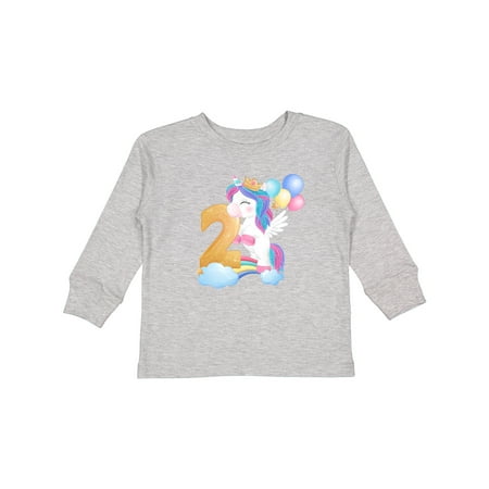 Inktastic Unicorn 2nd Birthday Gift Toddler Boy or Toddler Girl Long Sleeve T-Shirt
Inktastic Unicorn 2nd Birthday Gift Toddler Boy or Toddler Girl Long Sleeve T-Shirt