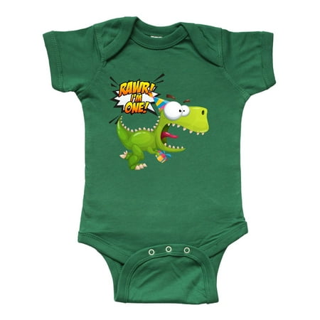 Inktastic 1st Birthday Rawr Dinosaur Gift Baby Boy or Baby Girl Bodysuit