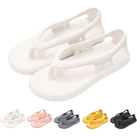 Summer Flip Flops Sandals Thick Sole Non Slip Quick-Dry Casual Beach Travel Slides with Heel for Women and Men (Color : White Size : 36-37)
Summer Flip Flops Sandals Thick Sole Non Slip Quick-Dry Casual Beach Travel Slides with Heel for Women and Men (Color : White Size : 36-37)