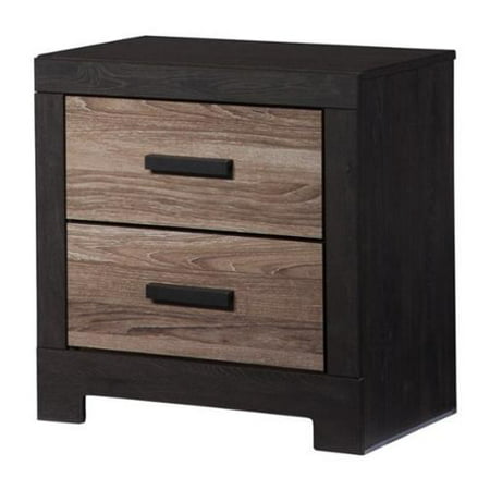 Harlinton Warm Gray-Charcoal Two Drawer Night Stand B325-92 Harlinton Warm Gray-Charcoal Two Drawer Night Stand
