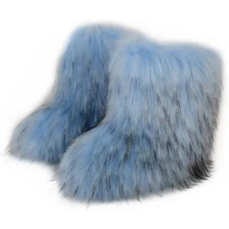 Women Faux Fur Boot Furry Fluffy Snow Boot Short Boots Warm Comfortable Outdoor Flat Shoes
Women Faux Fur Boot Furry Fluffy Snow Boot Short Boots Warm Comfortable Outdoor Flat Shoes