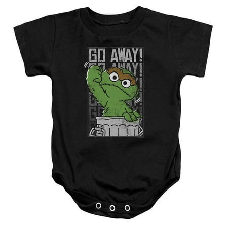 Sesame Street - Go Away - Infant Snapsuit - 6 Month