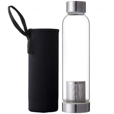 Ciaoed Drinking Bottle Glass Tea Maker Stylish Portable Glass Bottle Water Bottle Travel Mug Water Decanter Tea Strainer and Nylon Bag 550ml Gray 1pcs Black
Ciaoed Drinking Bottle Glass Tea Maker Stylish Portable Glass Bottle Water Bottle Travel Mug Water Decanter Tea Strainer and Nylon Bag 550ml Gray 1pcs Black