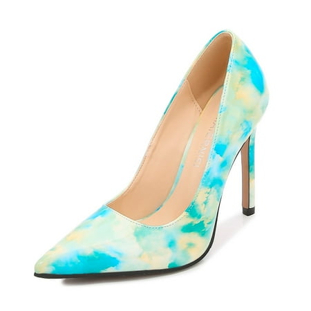 Aayomet Dressy Sandals Women Fashion Single Shoes Women Personalized Calico Pointed Thin Heels Large High Heels Green 8.5
Aayomet Dressy Sandals Women Fashion Single Shoes Women Personalized Calico Pointed Thin Heels Large High Heels Green 8.5
