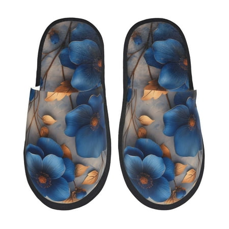 Adobk Elegant Blue Gold Blooms Print Slippers Indoor Outdoor Retro Slippers House Soft Fluffy Slides Cushion Furry Slippers-Large
Adobk Elegant Blue Gold Blooms Print Slippers Indoor Outdoor Retro Slippers House Soft Fluffy Slides Cushion Furry Slippers-Large