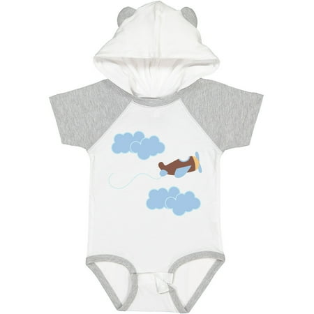 Inktastic Boys Airplane Pilot Gift Baby Boy Bodysuit