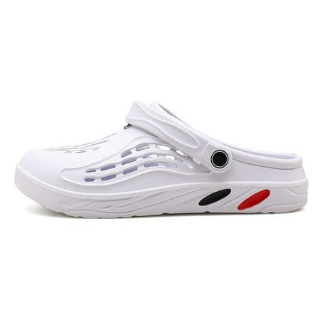 Fule Men Ventilated Clogs Garden Mules Sandals Shoes Beach Comfort Summer Holiday