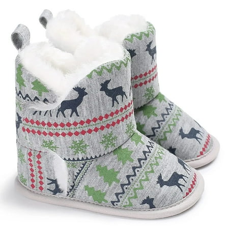 Baby Girls Fleece Knit Christmas Snowflake Winter Warm Snow Boots Soft Sole Crib Shoes Booties for Newborn Infant Toddler
Baby Girls Fleece Knit Christmas Snowflake Winter Warm Snow Boots Soft Sole Crib Shoes Booties for Newborn Infant Toddler