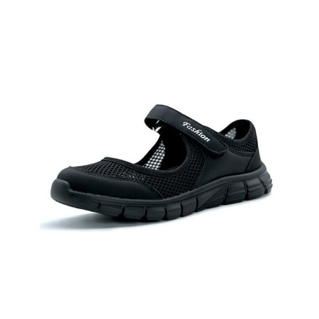 Daeful Women Mary Jane Sneakers Hollow Out Casual Shoe Ankle Strap Walking Shoes Yoga Anti Slip Lightweight Mesh Flats Black 8.5
Daeful Women Mary Jane Sneakers Hollow Out Casual Shoe Ankle Strap Walking Shoes Yoga Anti Slip Lightweight Mesh Flats Black 8.5
