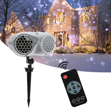 ESTINK Projection Light Snowflake Projection Light Waterproof Remote Control Light US Plug 100‑240V Lighting Supplies Party Decoration 
ESTINK Projection Light Snowflake Projection Light Waterproof Remote Control Light US Plug 100‑240V Lighting Supplies Party Decoration
