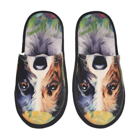 Adobk Colorful Flower Dog Print Slippers Indoor Outdoor Retro Slippers House Soft Fluffy Slides Cushion Furry Slippers-Medium
Adobk Colorful Flower Dog Print Slippers Indoor Outdoor Retro Slippers House Soft Fluffy Slides Cushion Furry Slippers-Medium