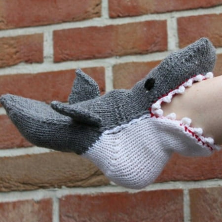 Knit Crocodile Socks Creative Animal Shape Ankle Socks Winter Warm Xmas Party Grey Shark
Knit Crocodile Socks Creative Animal Shape Ankle Socks Winter Warm Xmas Party Grey Shark