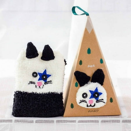 Cute 3D Animal Socks With Gift Box Coral Socks Winter Thickened Cartoon Embroidery Floor Christmas Socks
Cute 3D Animal Socks With Gift Box Coral Socks Winter Thickened Cartoon Embroidery Floor Christmas Socks