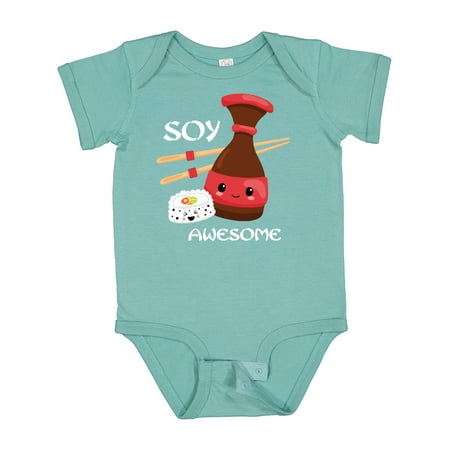 Inktastic Kawaii Soy Awesome Gift Baby Boy or Baby Girl Bodysuit