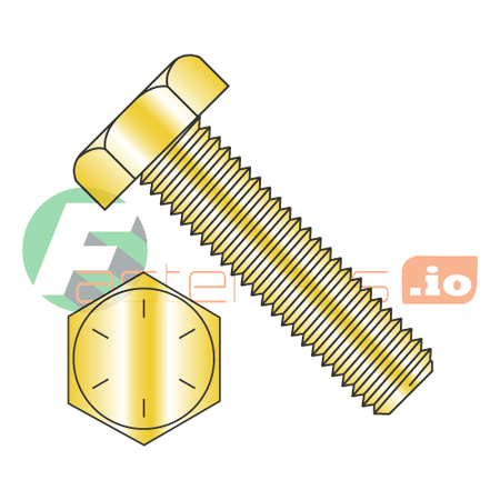 1/4-20 x 2 1/4 Hex Tap Bolts / Grade 8 / Zinc Yellow (Quantity: 1 000 pcs) Fully Threaded
1/4-20 x 2 1/4 Hex Tap Bolts / Grade 8 / Zinc Yellow (Quantity: 1 000 pcs) Fully Threaded