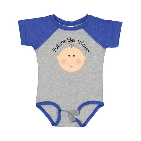 Inktastic Future Electrician Baby Gift Baby Boy or Baby Girl Bodysuit