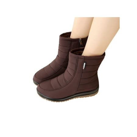 Gomelly Winter Boots for Women Outdoor Warm Snow Boots Waterproof Brown Style B 8.5
Gomelly Winter Boots for Women Outdoor Warm Snow Boots Waterproof Brown Style B 8.5