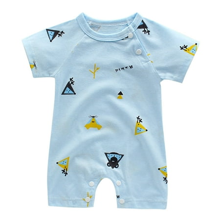 Newborn Baby Boy Girl Clothes Infant Romper Bodysuits Newborn Toddler Baby Girls Boys Bodysuit Summer Short Sleeve One-piece Cartoon Romper Jumpsuit Blue 0-3 Months
Newborn Baby Boy Girl Clothes Infant Romper Bodysuits Newborn Toddler Baby Girls Boys Bodysuit Summer Short Sleeve One-piece Cartoon Romper Jumpsuit Blue 0-3 Months