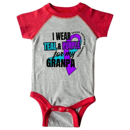 Inktastic Suicide Prevention I Wear Teal and Purple for My Granpa Gift Baby Boy or Baby Girl Bodysuit
Inktastic Suicide Prevention I Wear Teal and Purple for My Granpa Gift Baby Boy or Baby Girl Bodysuit