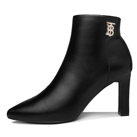 Women‘s Pointed Toe High Heel Ankle Boots Solid Color Side Zipper Stiletto Heels Fashion Dress Booties
Women‘s Pointed Toe High Heel Ankle Boots Solid Color Side Zipper Stiletto Heels Fashion Dress Booties