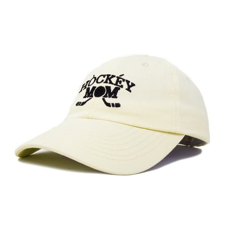 DALIX Hockey Mom Cap Women's Hats for Moms in Beige
