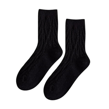 Women Socks Autumn and Winter Textured Twist Warm Solid Color Home Boot Socks
Women Socks Autumn and Winter Textured Twist Warm Solid Color Home Boot Socks