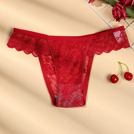 Hipster Panties For Women T Back Seamless Panties Thong Lace Fitness Ultra Cotton Crotch Women Transparent T Pants Red L 3pcs
Hipster Panties For Women T Back Seamless Panties Thong Lace Fitness Ultra Cotton Crotch Women Transparent T Pants Red L 3pcs