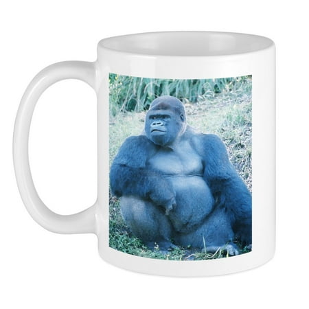 CafePress - Silverback Gorilla Mug - Ceramic Coffee Tea Novelty Mug Cup 11 oz
