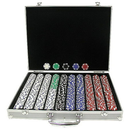 Trademark Poker 1000 Deadwood Casino 11.5g Poker Chips In Aluminum Case
