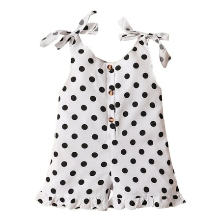 Baby Girls Jumpsuit 4T Toddler Girls Onesies Bodysuit 5T Toddler Girls Sleeveless Button Wave Point Print Strap Jumpsuits White
Baby Girls Jumpsuit 4T Toddler Girls Onesies Bodysuit 5T Toddler Girls Sleeveless Button Wave Point Print Strap Jumpsuits White