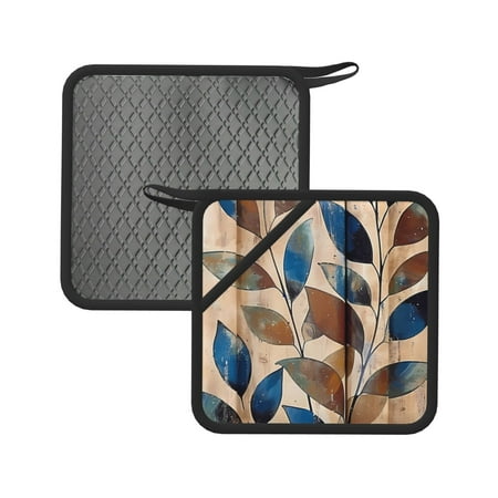 2pcs Silicone Anti-Hot Hot Pads Oven Mitts Heat Resistant Pot Holders With Pockets Non Slip Oven Glove Potholder For Kitchen Cooking Bbq Baking 7.1in Abstract Leaves (7)
2pcs Silicone Anti-Hot Hot Pads Oven Mitts Heat Resistant Pot Holders With Pockets Non Slip Oven Glove Potholder For Kitchen Cooking Bbq Baking 7.1in Abstract Leaves (7)