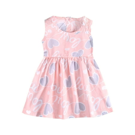 CLZOUD Girls Flowy Dress Red Polyester Summer Thin Round Neck Sleeveless Cute Fashion Print Girls Princess Dress 80
CLZOUD Girls Flowy Dress Red Polyester Summer Thin Round Neck Sleeveless Cute Fashion Print Girls Princess Dress 80