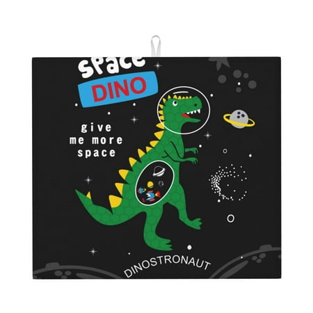 Uemuo Space Dino Cartoon Black Pattern Dish Drying Mat 16*18 inch Absorbent Dish Drainer Kitchen Counter Large Size Dish Drying Pad for Countertops Sinks Draining Racks
Uemuo Space Dino Cartoon Black Pattern Dish Drying Mat 16*18 inch Absorbent Dish Drainer Kitchen Counter Large Size Dish Drying Pad for Countertops Sinks Draining Racks