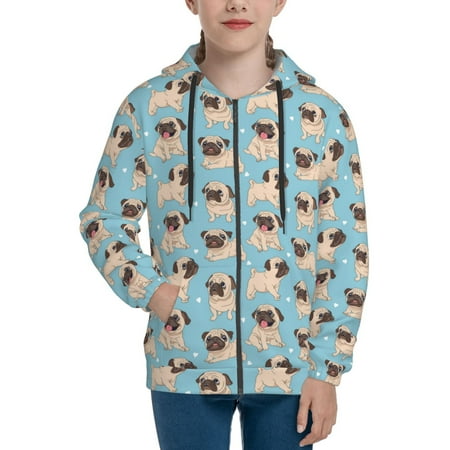 Hoodies for Women Funny Cartoon Pugs Long Sleeve Sweatshirt Drawstring Zip Up Hoodie with Pockets Teen Girl Clothes
Hoodies for Women Funny Cartoon Pugs Long Sleeve Sweatshirt Drawstring Zip Up Hoodie with Pockets Teen Girl Clothes