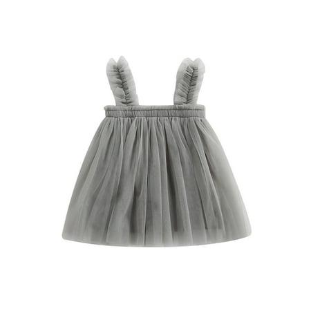 Qtinghua Toddler Baby Girl Tutu Dress Sleeveless Tulle Layered Princess Summer Dress Flower Wedding Dresses Gray 6-12 Months
Qtinghua Toddler Baby Girl Tutu Dress Sleeveless Tulle Layered Princess Summer Dress Flower Wedding Dresses Gray 6-12 Months