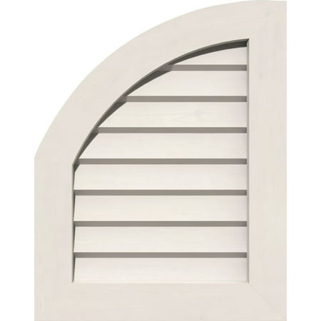 Ekena Millwork 18 W x 20 H Quarter Round Top Left (23 W x 25 H Frame Size): Non-Functional PVC Gable Vent w/ 1 x 4 Flat Trim Frame
Ekena Millwork 18 W x 20 H Quarter Round Top Left (23 W x 25 H Frame Size): Non-Functional PVC Gable Vent w/ 1 x 4 Flat Trim Frame