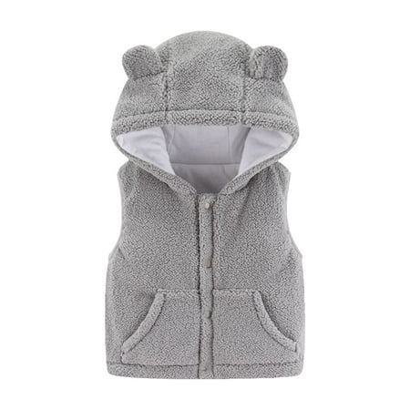 ZHUASHUM Solid Outdoor Toddler Hooded Baby Vest Coat Kids Boys Girls Windproof Boys Coat&jacket
ZHUASHUM Solid Outdoor Toddler Hooded Baby Vest Coat Kids Boys Girls Windproof Boys Coat&jacket