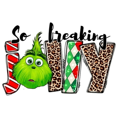 SEAYI Christmas Iron On Transfers Stickers Christmas Iron On Appliques Decals Christmas Green Grinch Design Iron On Appliques Heat Transfer Grinch Decals for Clothes Cap Bag Diy N
SEAYI Christmas Iron On Transfers Stickers Christmas Iron On Appliques Decals Christmas Green Grinch Design Iron On Appliques Heat Transfer Grinch Decals for Clothes Cap Bag Diy N