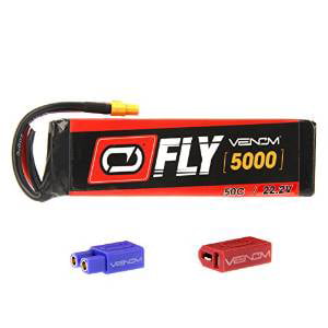 Venom Fly 50C 6S 5000mAh 22.2V LiPo Battery with UNI 2.0 Plug