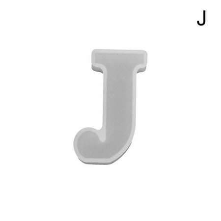 DIY Alphabet Resin Casting Silicone Mould Cake Fondant Letter Baking Mold M3W2